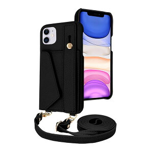 shizukawill iPhone11 �P�[�X �J�o�[ �V�����_�[�P�[�X �A�C�t�@���f5 �X�g���[�g���[�h iPhone11 �A�C�{���[�u���b�N APIP11IF51BK �V�Y�J�E�B��