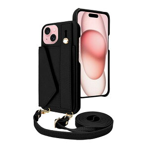 shizukawill iPhone15 �V�����_�[�P�[�X �A�C�t�@���f5 �X�g���[�g���[�h iPhone15 �A�C�{���[�u���b�N APIP15IF51BK �V�Y�J�E�B��