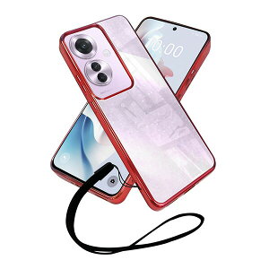 shizukawill OPPO Reno11 A �T�C�h���b�L �P�[�X �J�o�[ �N���A�P�[�X OPPO Reno11 A ���b�h×�N���A OPR11ACLRE �V�Y�J�E�B��