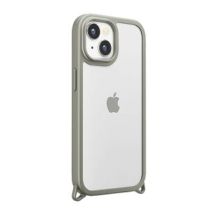 PGA PG-23APT03GY iPhone15 �N���A�^�t�P�[�X Premium Style �O���[ PG23APT03GY