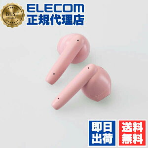 �y���K�㗝�X�z �G���R�� LBT-TWS17PN Bluetooth�C���z�� ���S���C�����X �w�b�h�z�� �u���[�g�D�[�X AAC�Ή� ��x�����[�h �Z�~�I�[�v�� �^�b�`�Z���T�[ �s���N ELECOM 1�N�ۏ� �J���� �C���i�[�C��