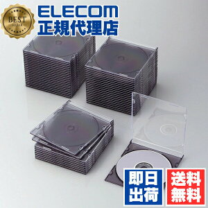 �G���R�� DVD ���f�B�A�P�[�X CCD-JSCS50CBK �u���b�N 50�� ELECOM CCDJSCS50CBK �v���P�[�X ���[�P�[�X Blu-ray�Ή� �f�B�X�N�ۊ�