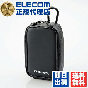 �y���K�㗝�X�z �G���R�� ZSB-DG014BK �f�W�^�� �J�����P�[�X �Ռ��z�� M�T�C�Y ZEROSHOCK �f�W�J���P�[�X �u���b�N ELECOM �J���� �y�� ���� �J�o�[ ���[ �o�b�N�p�b�N �[���V���b�N �o�b�O �f�W�J��