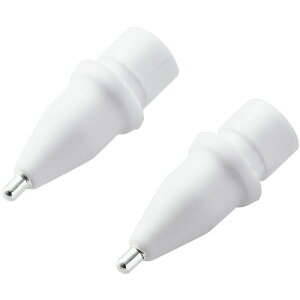 �y2�Z�b�g�z �G���R�� Apple Pencil �����p�y���� P-TIPAP01 ������ �ɍ� �z���C�g ELECOM TIPAP01 iPad Pro �Ή� �X�y�A �ւ��c �`��p�i