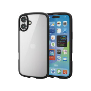 �y3�Z�b�g�z �G���R�� PM-A24BTSLFCBK iPhone 16 Plus TOUGH SLIM LITE �n�C�u���b�h�P�[�X �t���[���J���[