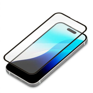 �y5�Z�b�g�z PGA PG-24AGLF02BL iPhone 16/15�p �t���S�ʕی�K���X �p����h�~PET�t���[�� Dragontrail [�u���[���C�g�J�b�g/������] Premium Style