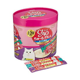 【3個セット】 いなば チャオ ちゅ る 120本入り ちゅ るグルメ まぐろ海鮮バラエティ 14g×120本 ペースト 国産品 おやつ SC-211 いなばペットフード チュール CIAO 緑茶消臭成分配合 SC211 海鮮バラエティ 猫用ふりかけ コラーゲン入り 厳選素材
