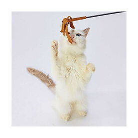 【3個セット】 necoco 猫じゃらし レザー 牛革 キャット おもちゃ ペティオ Petio ストレス発散 運動 猫用品