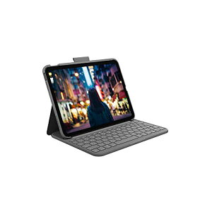 ���W�N�[�� iPad �L�[�{�[�h �P�[�X SLIM FOLIO IK1060GRA Logicool ���C�����X Bluetooth �O���t�@�C�g �I�b�N�X�t�H�[�h ��̌^