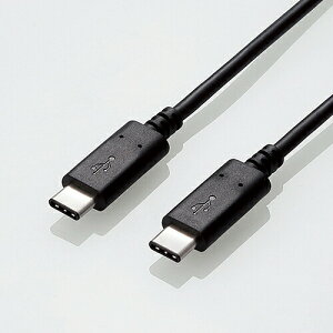 �y3�Z�b�g�z USB Type-C �P�[�u�� �G���R�� U2C-CC5P40NBK �u���b�N �F�ؕi USB2.0 �[�d�]���Ή� ELECOM U2C CC5P 40NBK USB-C �f�[�^�]�� Power Delivery�Ή� Chromebook �}���[�d