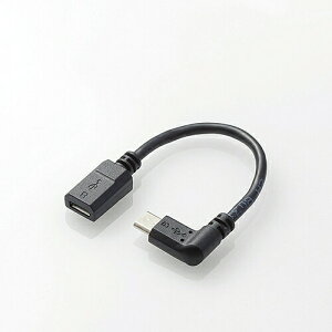�y10�Z�b�g�z �G���R�� TB-MBFMBR01BK L��MicroUSB�ϊ��A�_�v�^ 0.1m