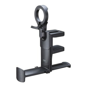 �T�����T�v���C PDA-STN75BK �w�b�h�z���t�b�N �}�O�l�b�g�z���_�[�t�� 360�x��]�� MagSafe�Ή��X�}�z�X�^���h �P�[�u���t�b�N�t�� �u���b�N