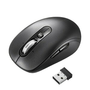 �T�����T�v���C MA-WBS530BK �É����C�����X�}�E�X �`���g�z�C�[�� USB�ڑ� Windows macOS Chrome 2.4GHz�f�W�^���� �d�g���� �d�r�����C�����X���i �É� �u���[LED�Z���T�[ ���^ �{�^������ �߂� �i�ރ{
