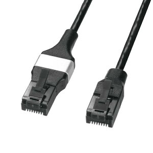 �T�����T�v���C KB-SL6ABA-05BK LAN�P�[�u�� CAT6A 5m �u���C�N�A�E�F�C ������ �}�O�l�b�g �����|���]�| �j���h�~ �X���� �u���b�N KB-