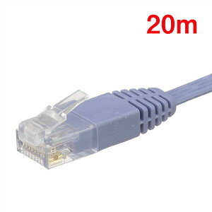 �I�[���d�@ PC-N1069 FL CAT6 LAN20M PB OHM �t���b�g�^�C�v �t���b�g
