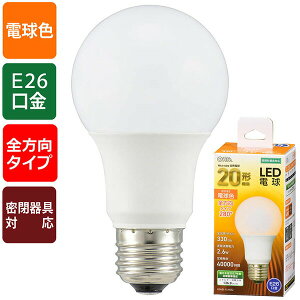 OHM LED�d�� LDA3L-G AG52 E26���� �d���F 330lm���� �����Ή� �I�[�� LDA3L-GAG52 LED�Ɩ� ��ʓd�� �Ɩ���� �����d��