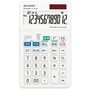 �y5�Z�b�g�z �V���[�v �d�� EL-NA92-X �z���C�g �R�� �`���g SHARP ELNA92X �y���ŗ��Ή� �����d�� 12�� �Ōv�Z �I�t�B�X �����p�d��