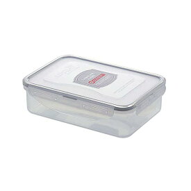 【2個セット】 ベストコ ロック&ロック クラシック 550ml 保存容器 長方形 グレー HPL815G 容器 深型 食品保存容器 角型 つくりおき 食洗機対応 密閉容器 ロック 常備菜 保存ケース ストッカー ストック 電子レンジ対応 耐熱 四角 人気商品