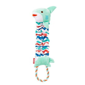 [Set of 6] Bonbi Alcon Shark Plush Long Dog Toy, Dog Toy, Agility Exercise Equipment, Walking Toy