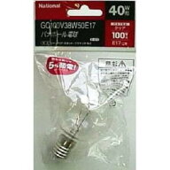 パナソニック ボール電球 GC100V38W50E17 100V38W E17口金 クリア 白熱球 Panasonic GC-100V-38W-50E-17 …
