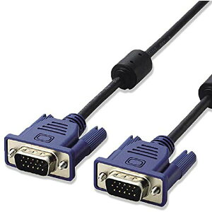 ELECOM RoHS���� D-Sub15�s�� ( �~�j ) �P�[�u�� �~�j�P�[�u�� ���j�^�[ �z�� �u���b�N �X���� �G���R�� �f�B�X�v���C �p�\�R�����Ӌ@�� ��������