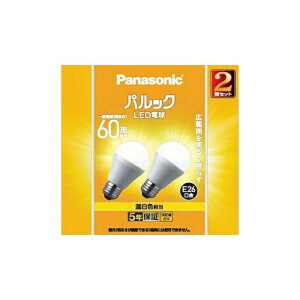 �y3�Z�b�g�z �p�i�\�j�b�N �p���b�N LED�d�� ��ʓd���` E26 60W�` �����F 2�p�b�N LDA7WWGK62T