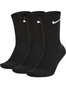 �o�X�P�b�g�\�b�N�X �E�F�A �N���[�\�b�N�X �i�C�L Nike Everyday Cushion Crew Socks 3PK Blk �����j���O �g���[�j���O �X�g���[�g