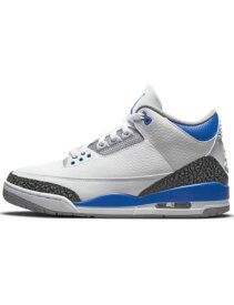 バスケットシューズ バッシュ スニーカー ジョーダン Jordan Air Jordan 3 Retro "Racer Blue" Blk/C.Gry/Racer Blue ストリート