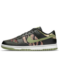 V[Y Xj[J[ iCL Nike Dunk Low SE "Camo Collage" Blk/Vintage Green/Total Orange Xg[g
