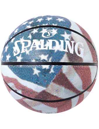 バスケットボール  7号球  スポルディング Spalding Stars  Stripes 7号球 Red Wht Blu