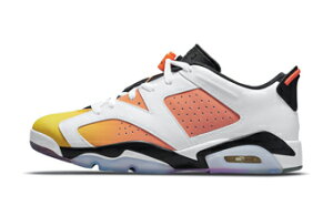 �o�X�P�b�g�V���[�Y �o�b�V�� �X�j�[�J�[ �W���[�_�� Jordan Air Jordan 6 Retro Low Dongdan Wht/Blk Yellow/Org �X�g���[�g