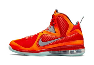 �o�X�P�b�g�V���[�Y �o�b�V�� �X�j�[�J�[ �i�C�L Nike Lebron 9 Big Bang Total Orange/Metallic Silver �X�g���[�g