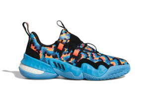 バスケットシューズ バッシュ  トレイ ヤング  アデイダス Adidas TRAE YOUNG 1 Blk/SkyBlu