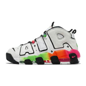 バスケットシューズ バッシュ スニーカー エア　モア　アップテンポ ナイキ Nike Air More Uptempo Wht/Black/Multi ストリート