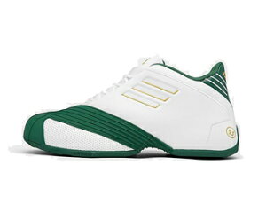バスケットシューズ バッシュ ティーマック  アデイダス Adidas T-Mac1 White/Green/Gold