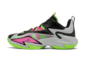 �o�X�P�b�g�V���[�Y �o�b�V�� �W���[�_�� Jordan Westbrook One Take 3 Gray/Pink/Green