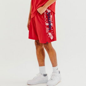 バスケットショーツ バスパン ウェア スポルディング Spalding Practice Tropical Shorts Red 【MEN'S】