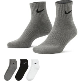 バスケットソックス ウェア ミッドクルーソックス ナイキ Nike Everyday Cushion Quater Socks 3PK Multi