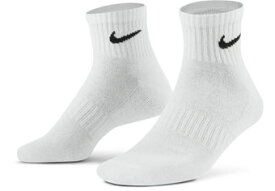 バスケットソックス ウェア ローソックス ナイキ Nike Everyday Cushion Low Socks 3PK Wht