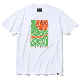 バスケットTシャツ ウェア スポルディング Spalding Tシャツ リムショット Wht ランニング トレーニング ストリート 【MEN'S】