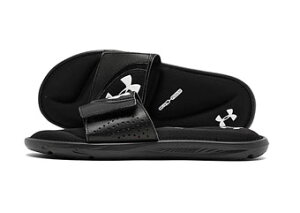 oXPbgV[Y obV Xj[J[ jO T_ A_[A[}[ UnderArmour UA Ignite VI Slide Sandals Black/White jO g[jO Xg[g