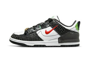 �V���[�Y �X�j�[�J�[ �f�B�X���v�g �i�C�L Nike WMS Dunk Low Disrupt 2�@Just Do It W White/Black/Green �X�g���[�g �yWOMEN'S�z