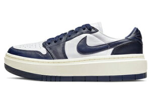 �o�X�P�b�g�V���[�Y �o�b�V�� �X�j�[�J�[ �G���x�[�g �W���[�_�� Jordan Wmns Air Jordan 1 Elevate Low W White/Navy �X�g���[�g �yWOMEN'S�z