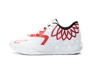 �o�X�P�b�g�V���[�Y �o�b�V�� �������{�[�� �v�[�} Puma MB.01 Team Lo GS GS White/Red �yGS�z�L�b�Y