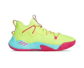 バスケットシューズ バッシュ アデイダス Adidas Harden Stepback 3 SolarYellow/Shock Pink