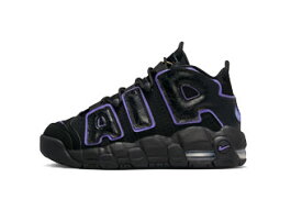 バスケットシューズ バッシュ スニーカー ナイキ Nike Air More Uptempo 96 GS GS Black/Action Grape ストリート 【GS】キッズ