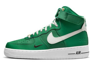 �o�X�P�b�g�V���[�Y �o�b�V�� �X�j�[�J�[ �i�C�L Nike Wmns Air Force 1 High 40th W Green/White �X�g���[�g �yWOMEN'S�z