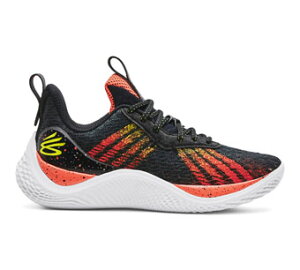 バスケットシューズ バッシュ アンダーアーマー UnderArmour Curry 10 GS GS Black / AfterBurn / YellowRay 【GS】キッズ