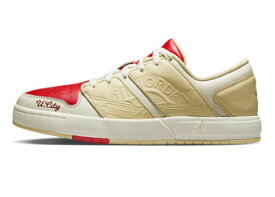 バスケットシューズ バッシュ スニーカー ジェイソン　テイタム ジョーダン Jordan Air Jordan　Nu 1 Low x Jason Tatun Ivory/U.red/Vanilla ストリート