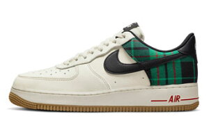 oXPbgV[Y obV Xj[J[ ^[^`FbN iCL Nike AIR FORCE 1 '07 LX Plaid Ivory/Green Xg[g